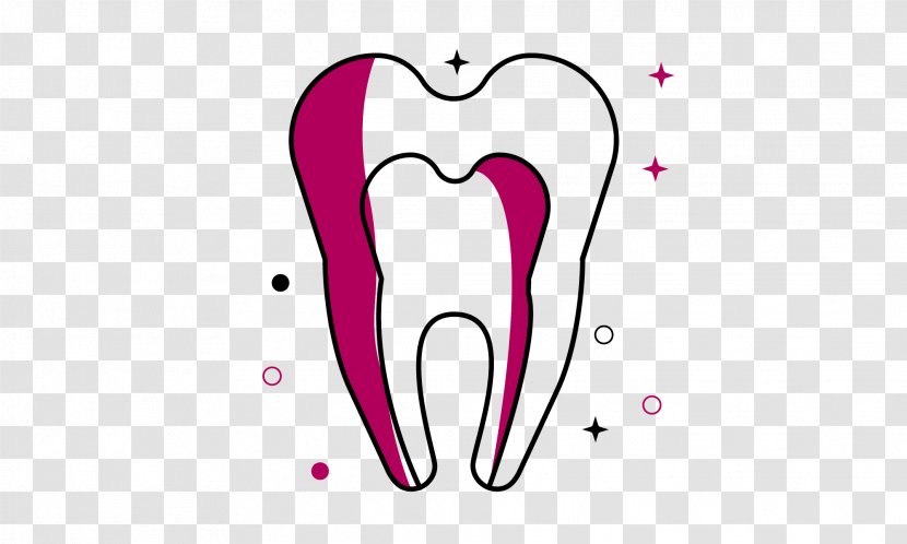 Human Tooth Root Canal Endodontic Therapy Dentistry - Flower - Endodontics Silhouette Transparent PNG