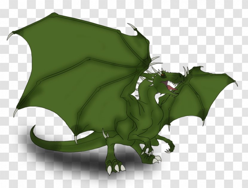 Dragon Leaf Cartoon - Mythical Creature Transparent PNG
