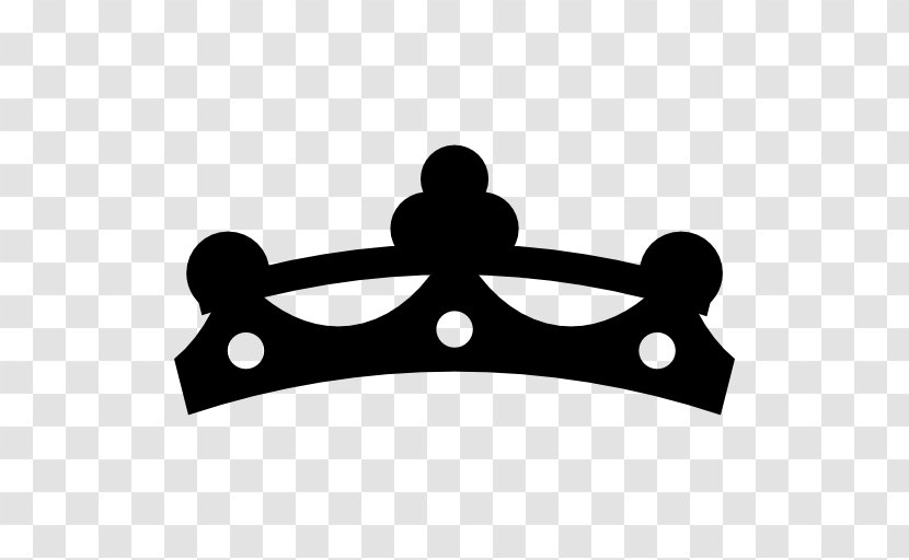 Crown - Symbol - Black And White Transparent PNG