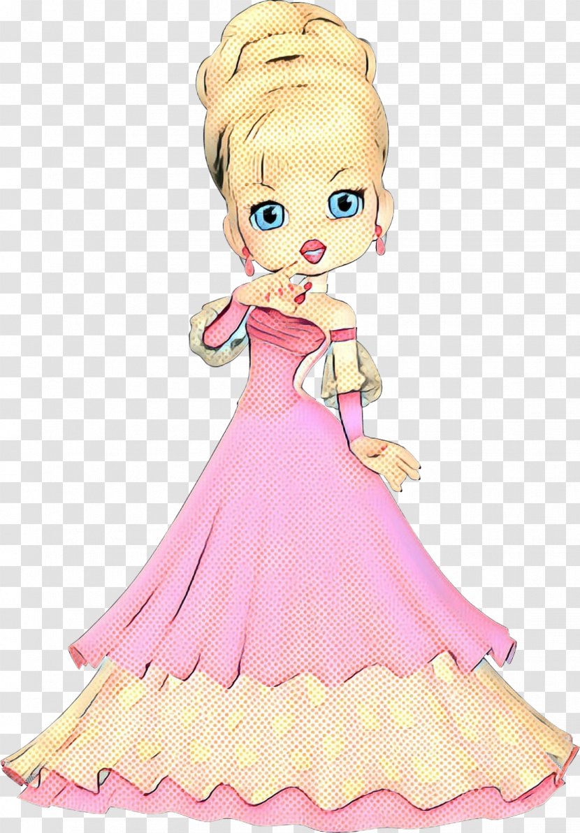 Gown Pink M Toddler Character Cartoon - Toy Transparent PNG