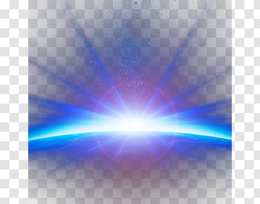 Blue Sky Atmosphere Wallpaper - Light - Beautiful Night Effect Transparent PNG