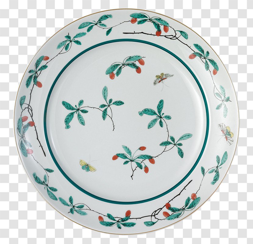 Porcelain Mottahedeh & Company Platter Famille Verte Tableware - Limoges Transparent PNG