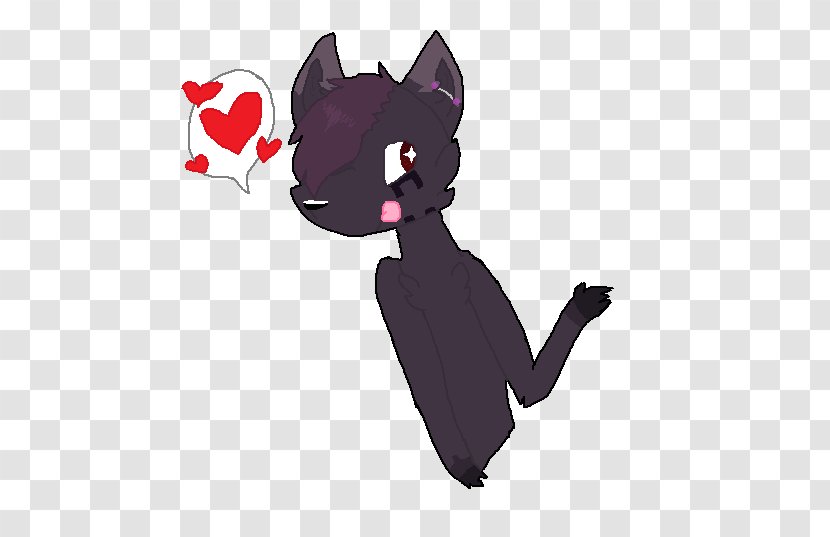 Kitten Whiskers Black Cat Horse - Like Mammal Transparent PNG