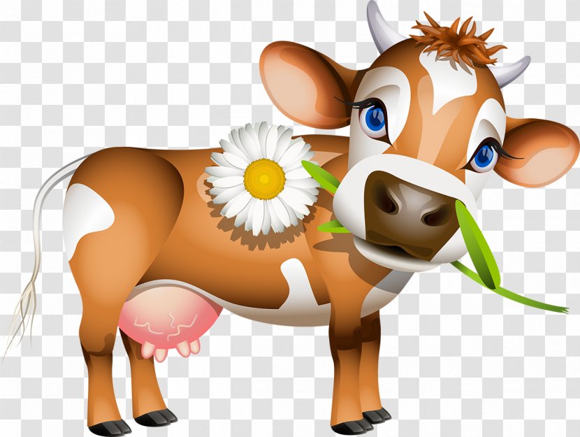 Jersey Cattle Clip Art - Animal Figure - Cow Transparent PNG