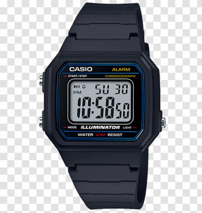 Casio F-91W G-Shock Watch Digital Clock - Diving Transparent PNG
