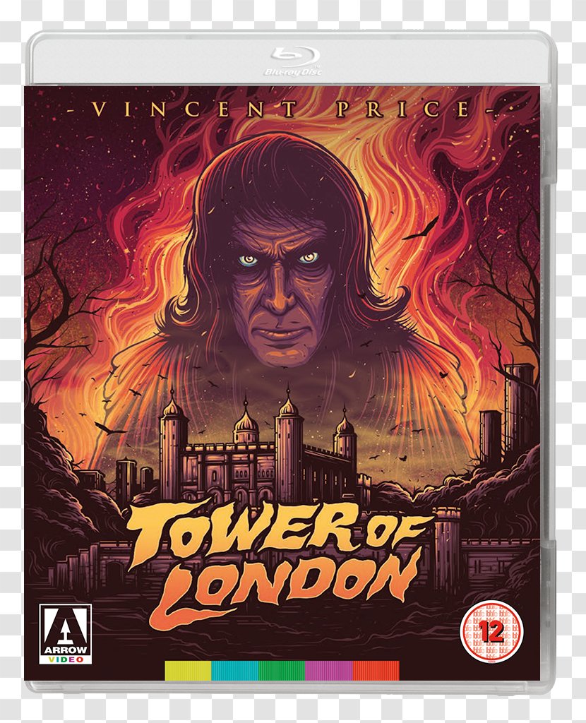 Vincent Price Tower Of London Blu-ray Disc DVD Arrow Films - Dvd Transparent PNG