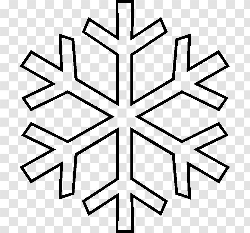 Snowflake Template Coloring Book Pattern - Child - Free Images Transparent PNG