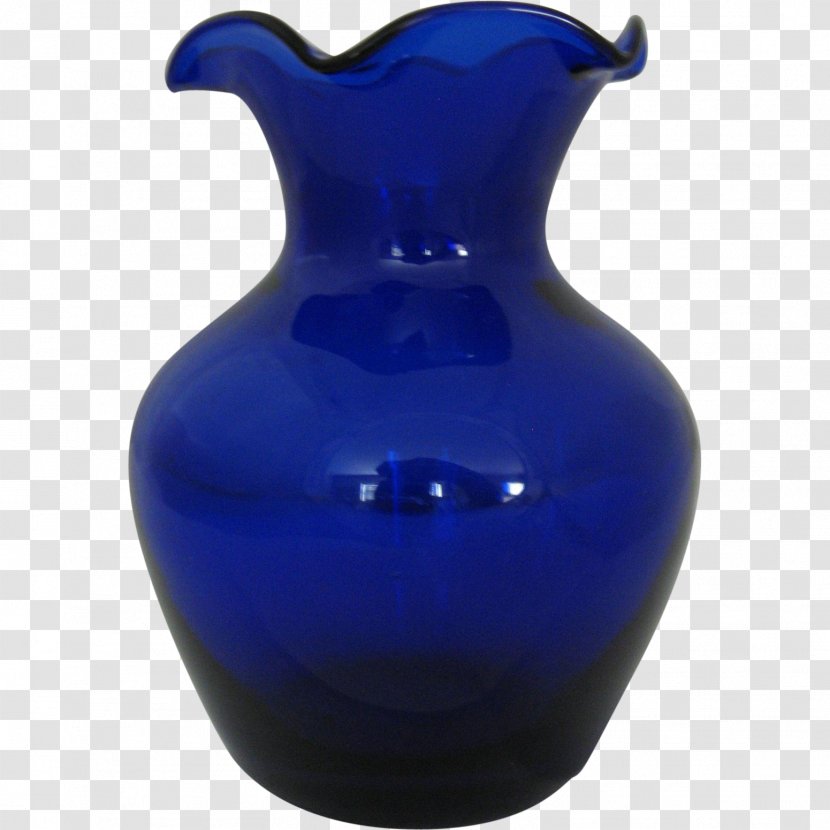 Vase Cobalt Blue Jug - Glass Transparent PNG