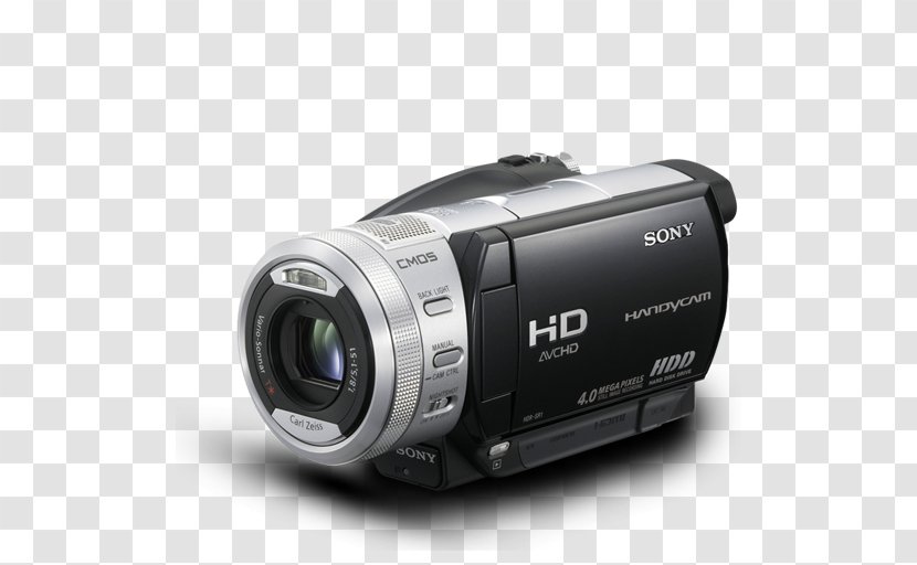 Handycam Camcorder Sony Hard Disk Drive High-definition Video - Camera Transparent PNG