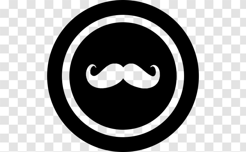 Logo Moustache Clip Art - Black - Mustache Transparent PNG