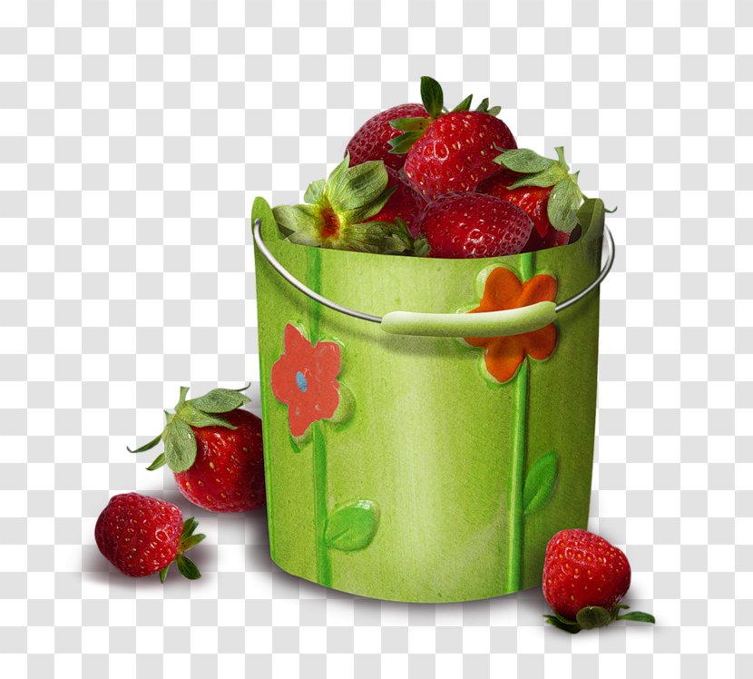 Bucket Strawberry Icon - Strawberries - Of Transparent PNG