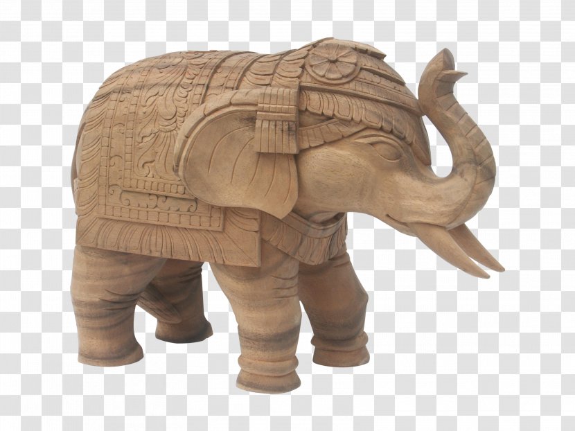 African Elephant Indian Wood Carving Elephantidae - Elephants And Mammoths Transparent PNG