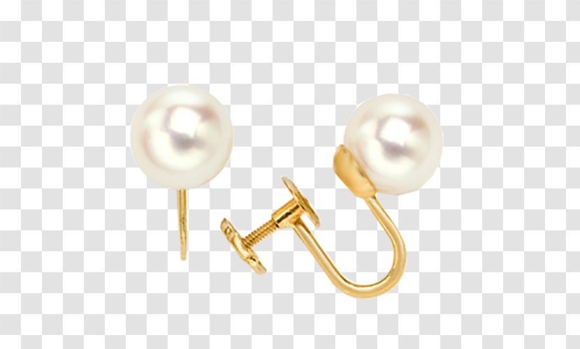 Pearl Earring Jewellery Gold Bijou - Brilliant Transparent PNG