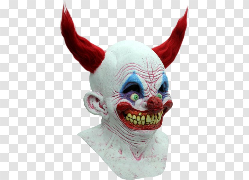 Evil Clown Latex Mask Costume - Krusty The Transparent PNG