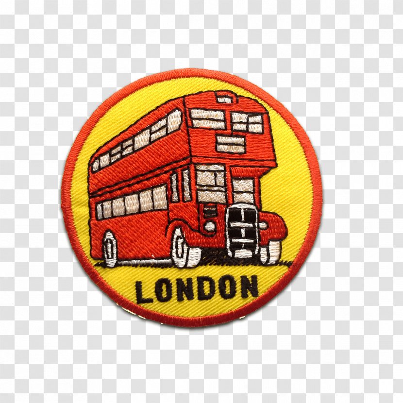 Logo Embroidered Patch Text Font - London Bus Transparent PNG