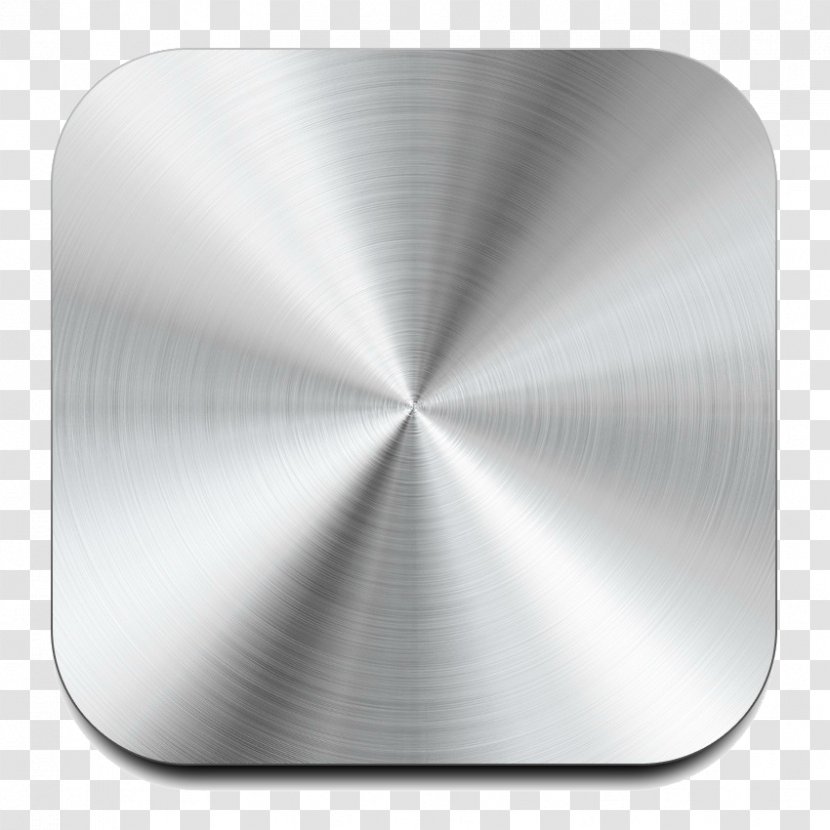 Brushed Metal Button Transparent PNG