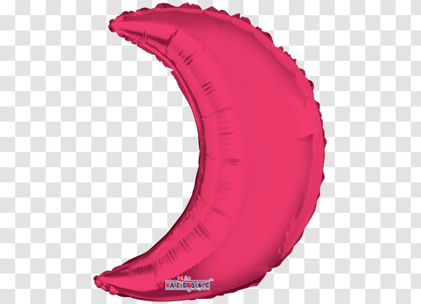 Blue Moon Toy Balloon Magenta Color - Gold Transparent PNG