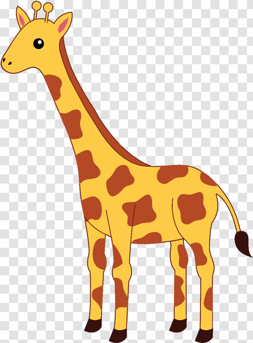 Baby Giraffes Clip Art - Tail - Cartoon Giraffe Transparent PNG