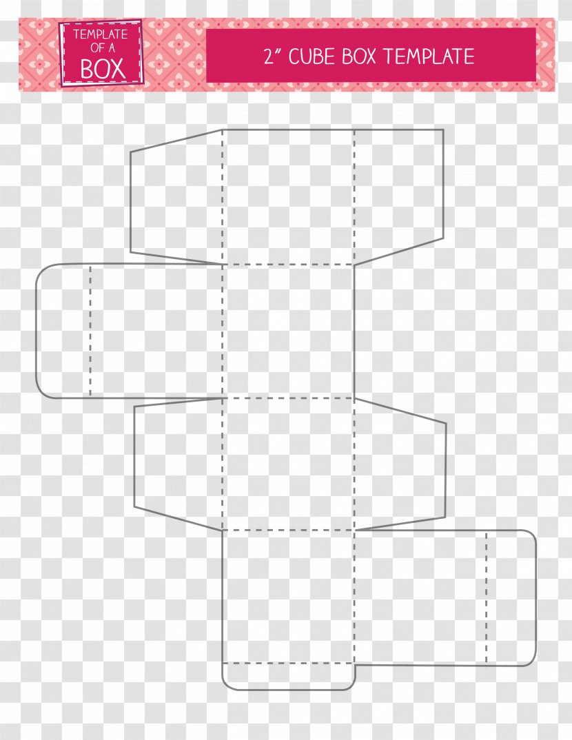 Paper Box Template Pattern Cube Transparent PNG