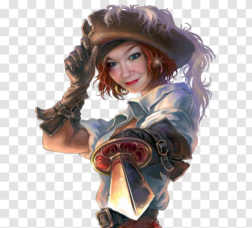 Halfling Piracy Rogue Barbossa's Crew Woman - Heart - Frame Transparent PNG