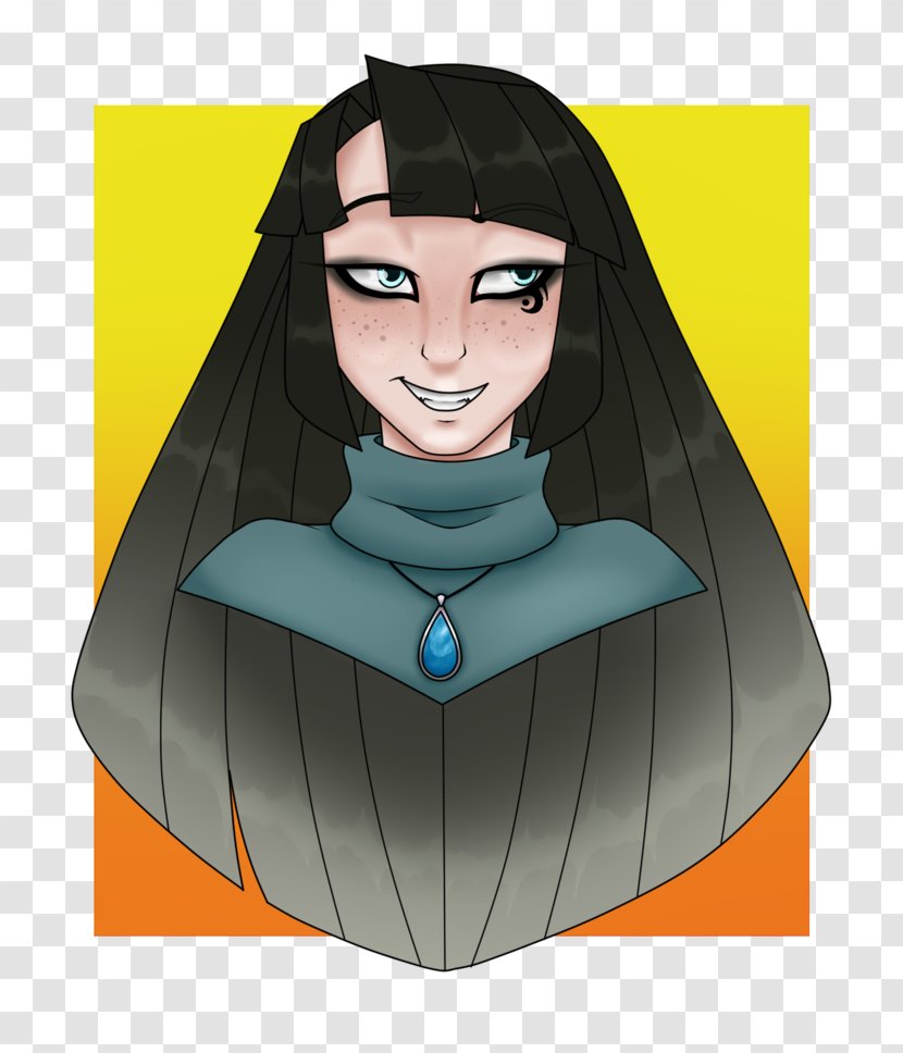 Black Hair Face Art Smile - Flower - Disguise Transparent PNG