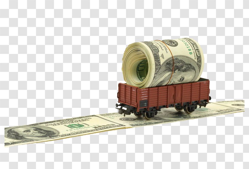 Rail Transport Train Money Pension Railcar - Payment - Toy Transportation Bills Transparent PNG