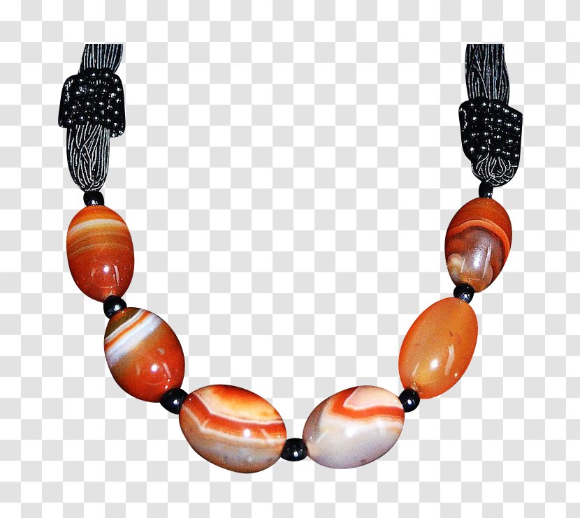 Necklace Bead Bracelet Gemstone Orange S.A. - Fashion Accessory Transparent PNG