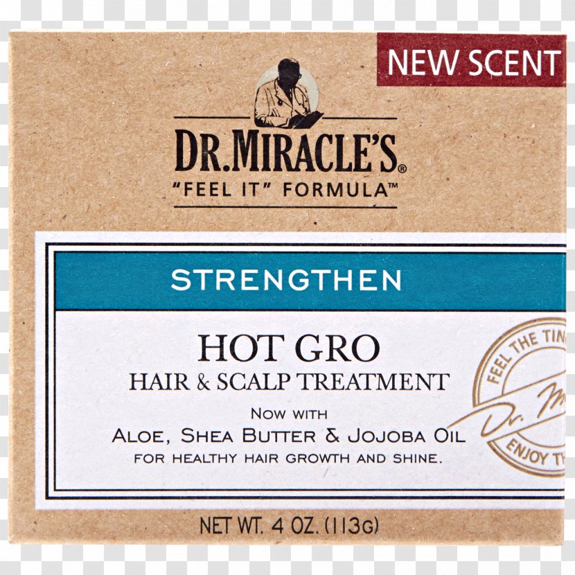 Dr. Miracle's Hot Gro Hair And Scalp Treatment Conditioner Care Relaxer - Moisturizer Transparent PNG