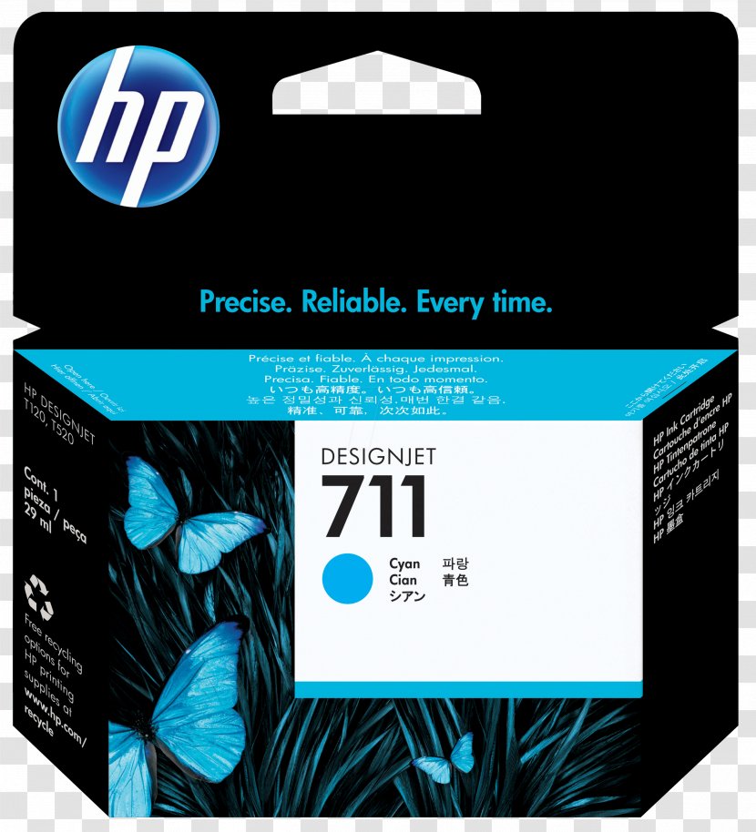 Hewlett-Packard Ink Cartridge Printer Consumables - Hp Designjet T120 - Hewlett-packard Transparent PNG