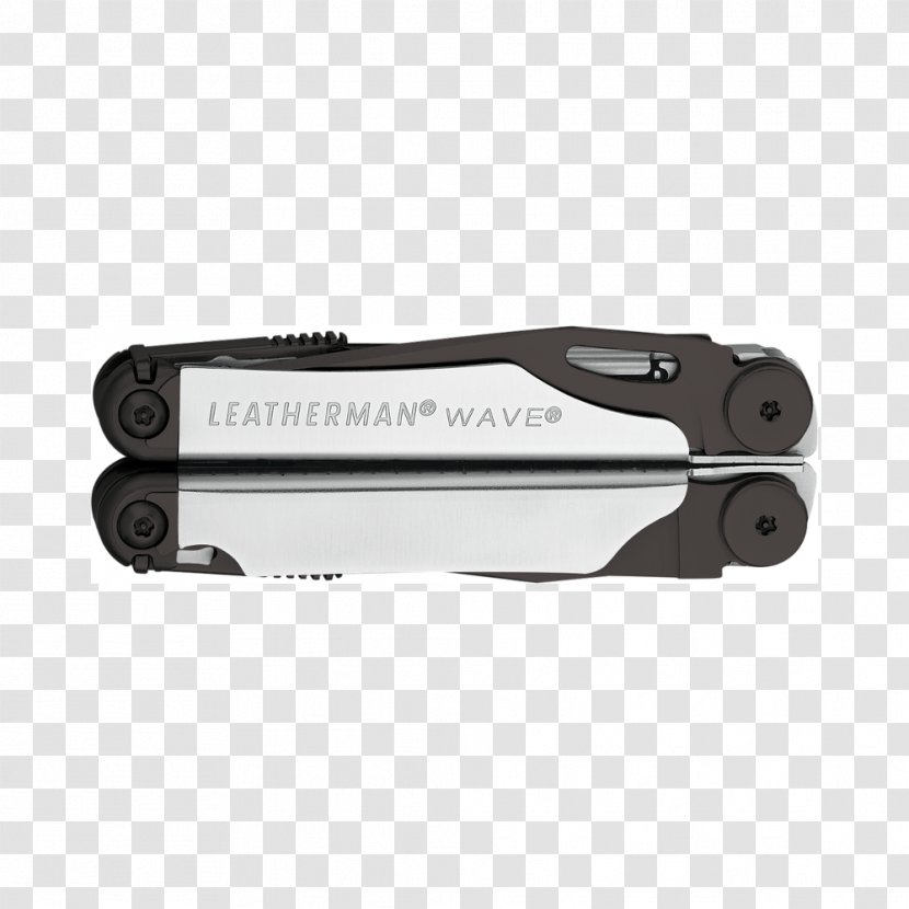 Multi-function Tools & Knives Knife Utility Leatherman - Black - Silver Wave Transparent PNG