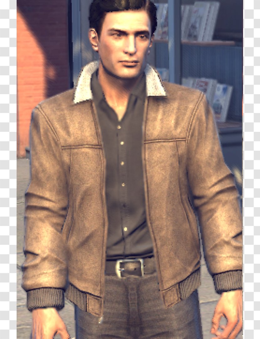 Leather Jacket Mafia III Watch Dogs - Top - VITO Transparent PNG