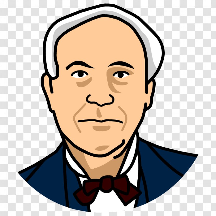 Thomas Edison Inventor Clip Art - Happiness Transparent PNG