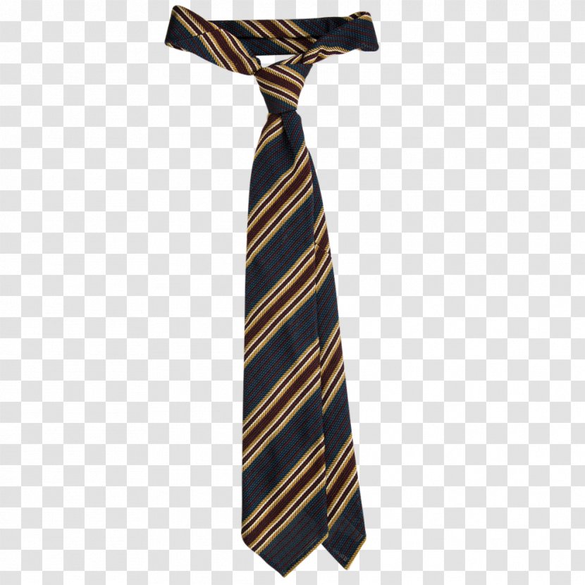 Necktie Clothing Accessories Fashion Brown - Accessory - Gold Stripes Transparent PNG