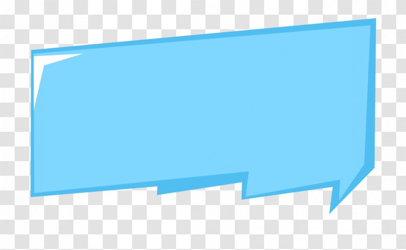 Clip Art - Text Box - Beautiful Beautifully Irregular Blue Title Bar Transparent PNG