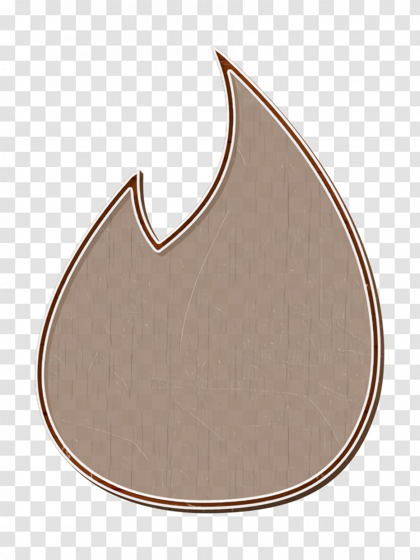 Line Icon Social Tinder Transparent Beige Brown Transparent Png