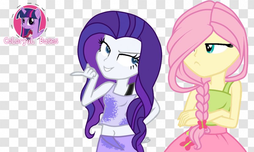 Rarity Fluttershy My Little Pony: Equestria Girls - Heart - Frame Transparent PNG