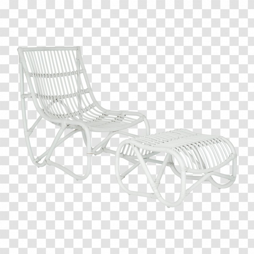 Table Foot Rests Wicker Garden Furniture Chair - Automotive Exterior - Noble Transparent PNG