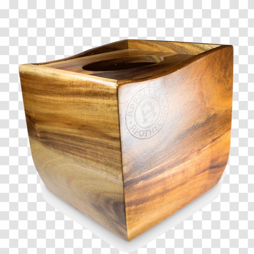 Wooden Box Tissue Paper - Table - Oil Soap Transparent PNG