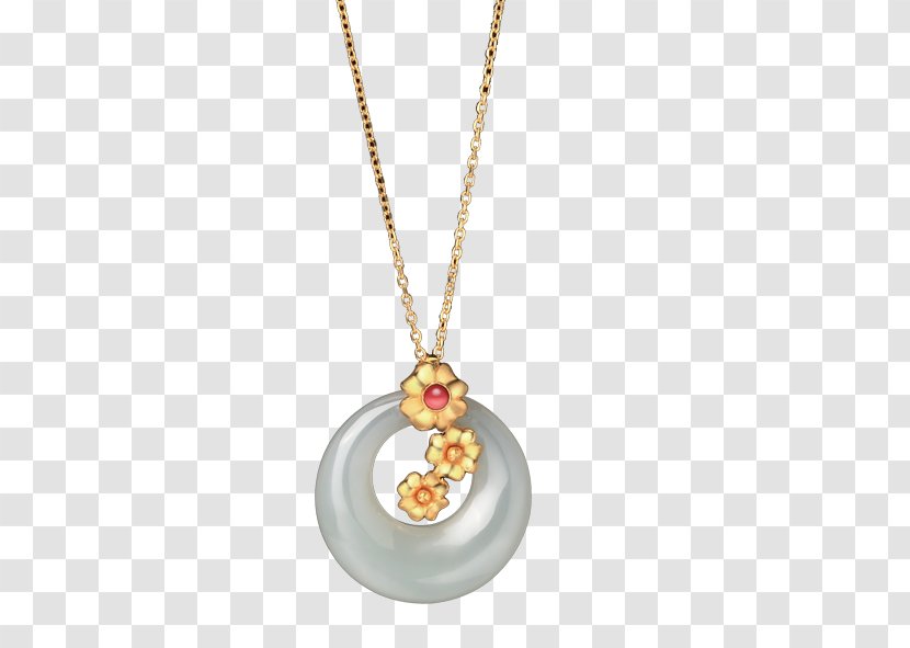 Yuhuan Locket Necklace Jewellery - Emerald Transparent PNG