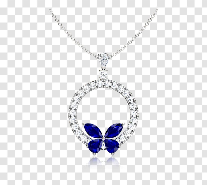 Necklace Sapphire Diamond Jewellery Locket - Sandton City Transparent PNG