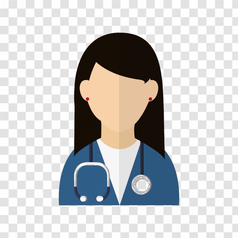 Physician Medicine Illustration - Neck - Female Doctors Sign Transparent PNG