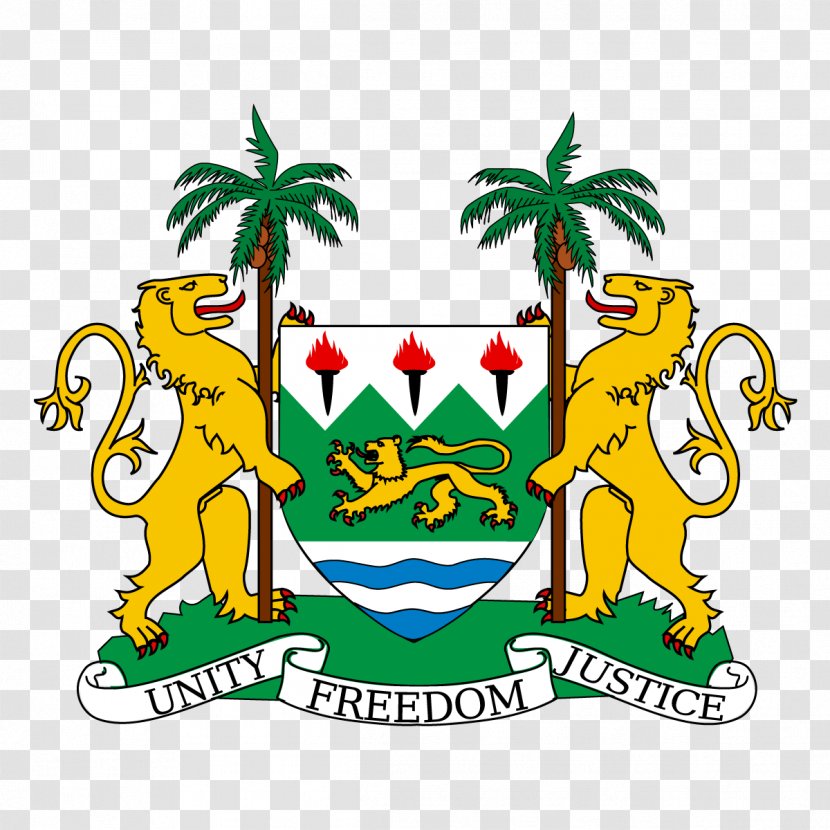 Sierra Leone Government Railway Freetown Coat Of Arms Flag - Area - Leon Transparent PNG