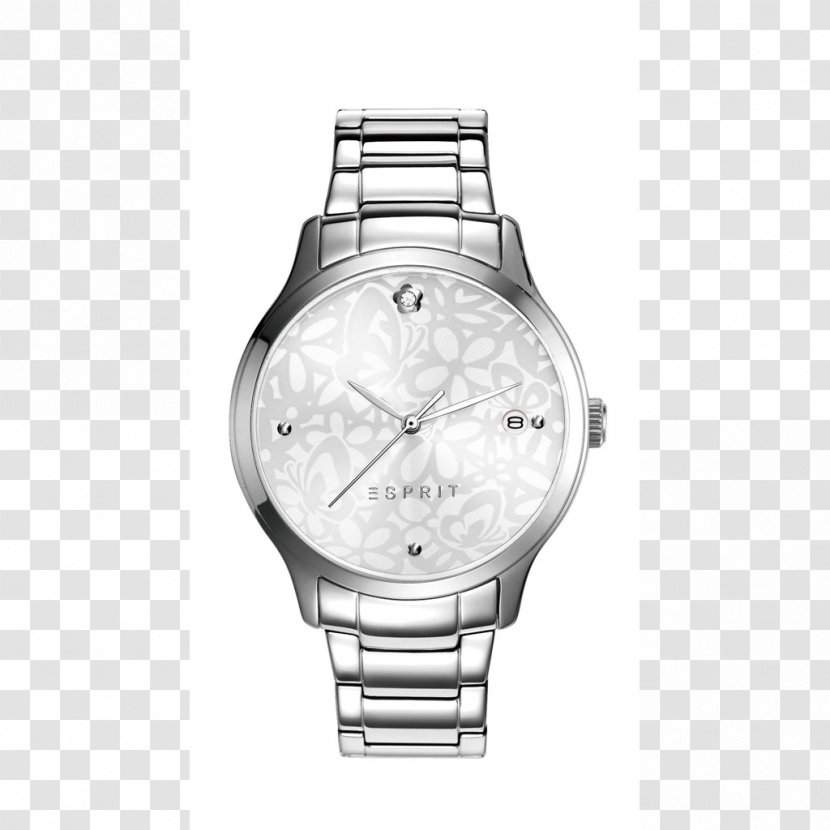 Esprit Holdings Watch Clothing Jewellery - Platinum Transparent PNG