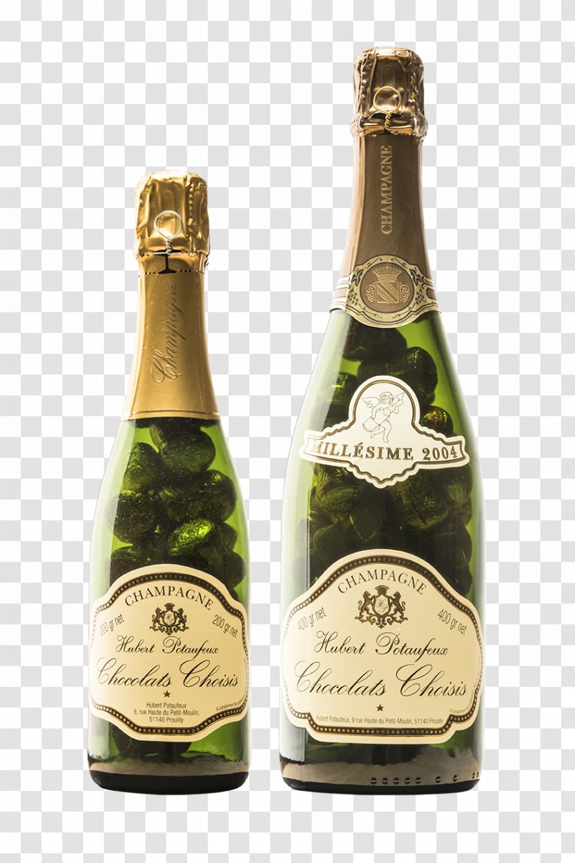 CHAMPAGNE Hubert POTAUFEUX Wine Bung Bottle - Champagne Transparent PNG