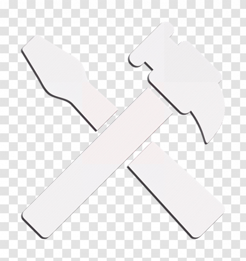 Hammer Icon Hammer And Screwdriver Tools Cross Icon Tools And Utensils Icon Transparent PNG