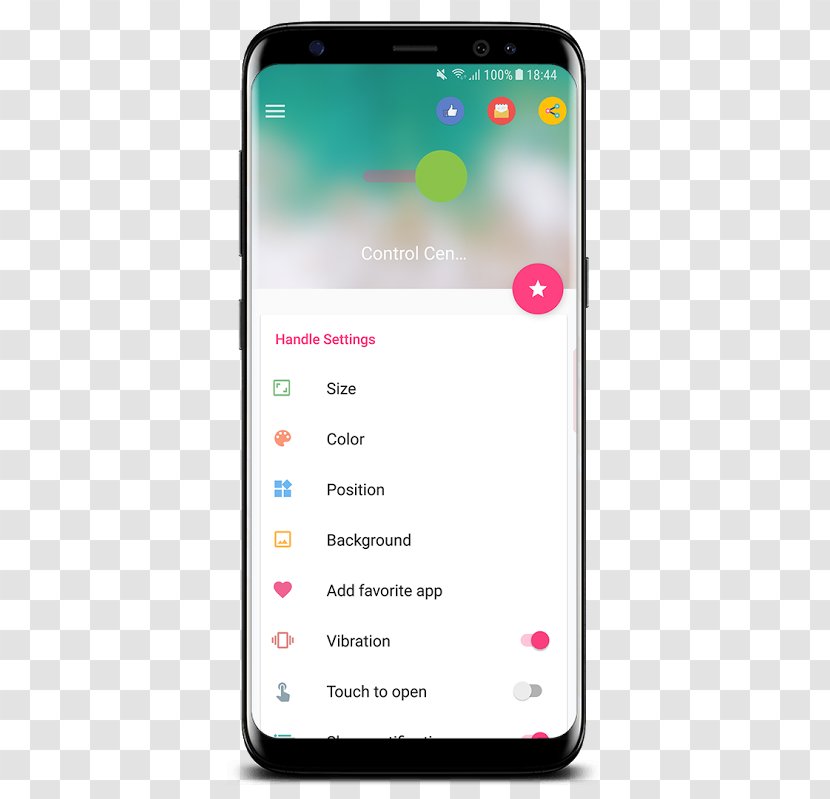 Control Center Screenshot Android - Multimedia Transparent PNG
