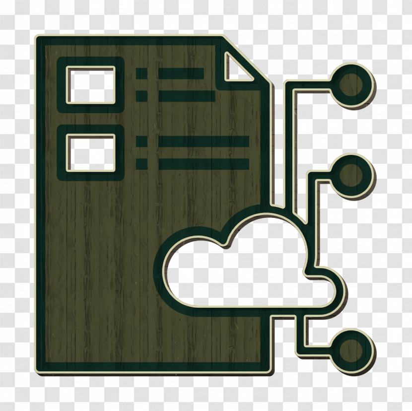 Digital Service Icon Archive Icon Cloud Icon Transparent PNG