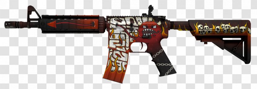 Counter-Strike: Global Offensive Video Game M4A4 M4A1-S Oni - Silhouette - Frame Transparent PNG