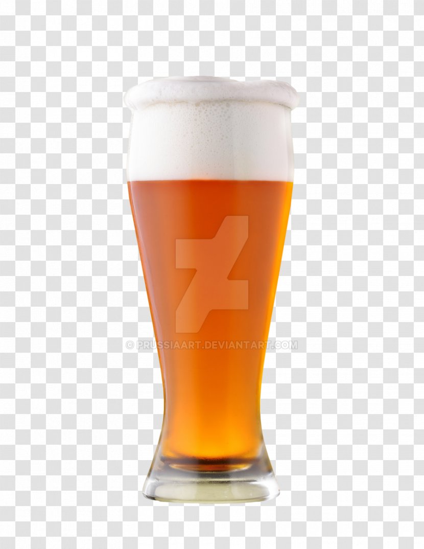 Wheat Beer Ale Glasses Pint Glass - Lager - Of Transparent PNG