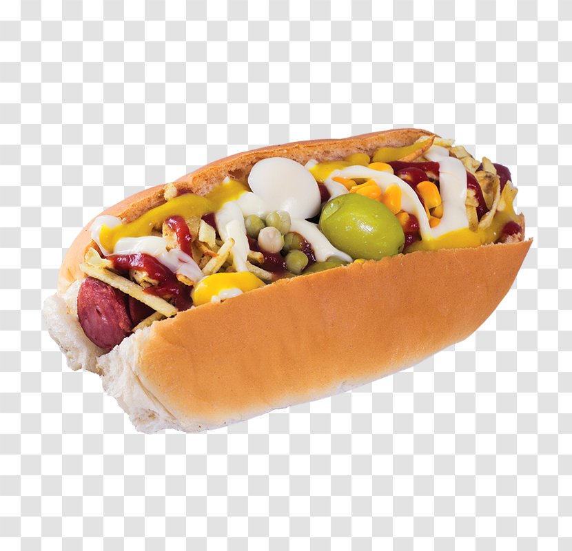 Coney Island Hot Dog Chili Food American Cuisine - Dish - Bacon Ovo E Queijo Transparent PNG